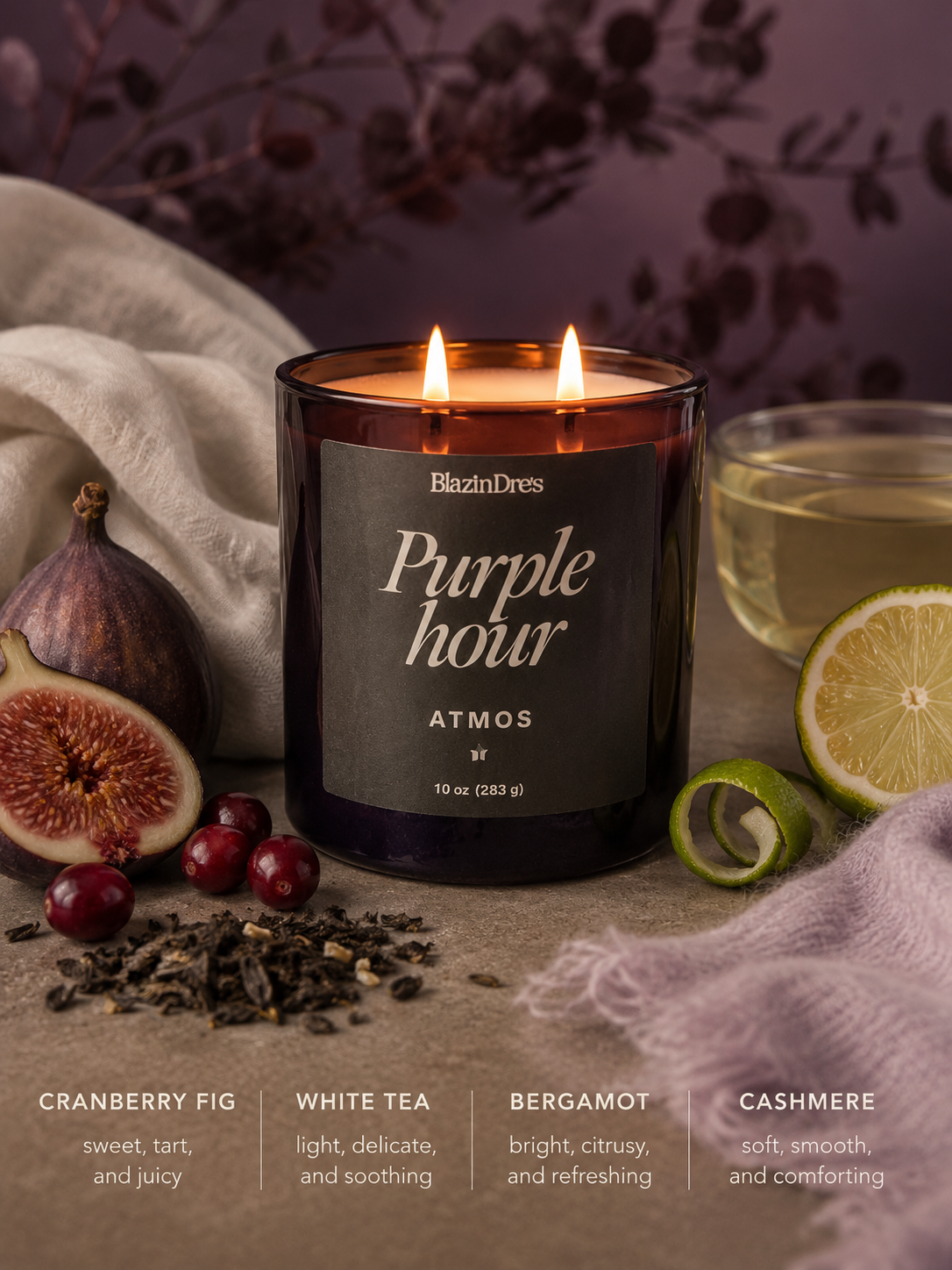 Purple Hour Soy Candle