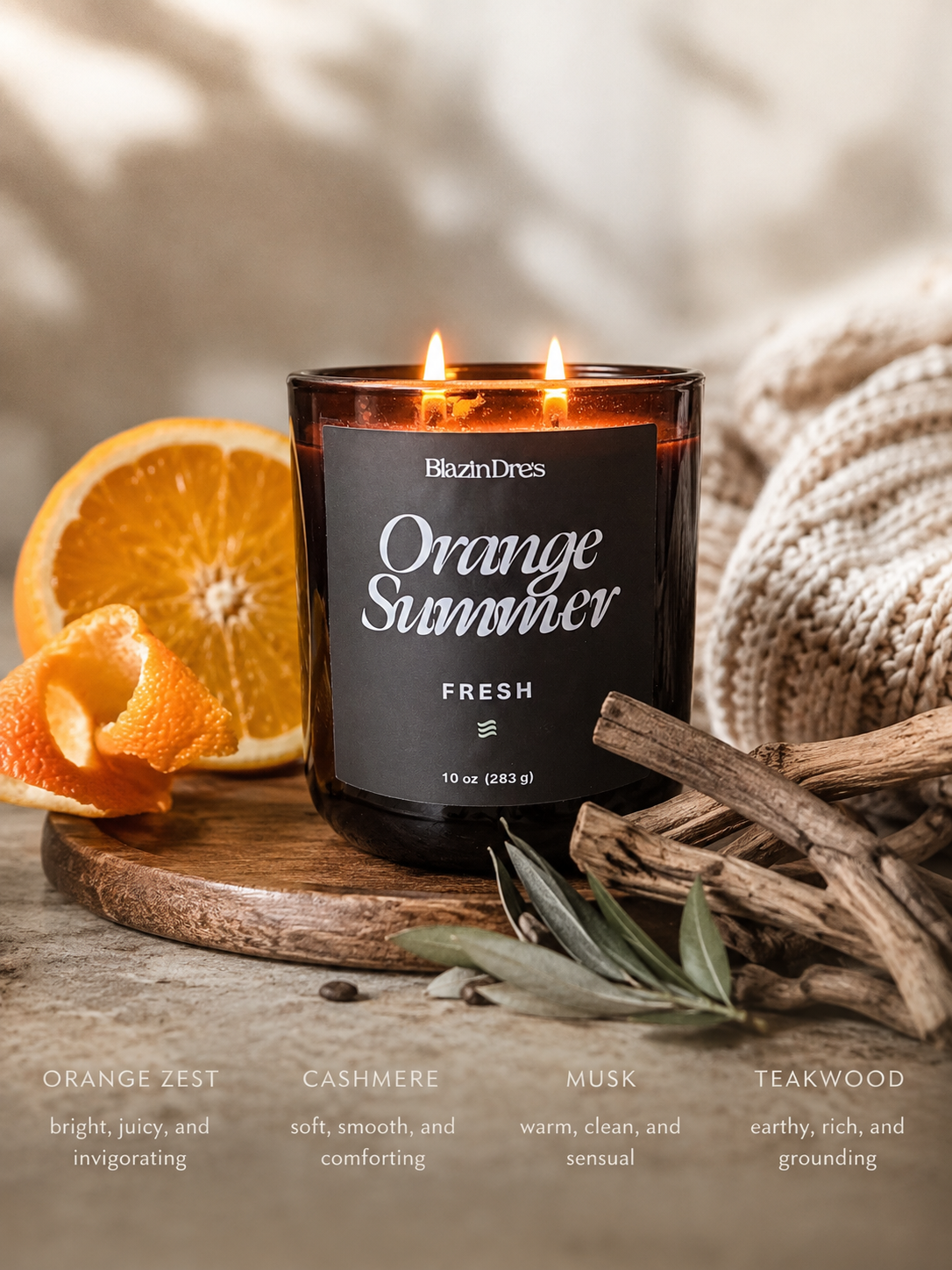 Orange Summer Soy Candle